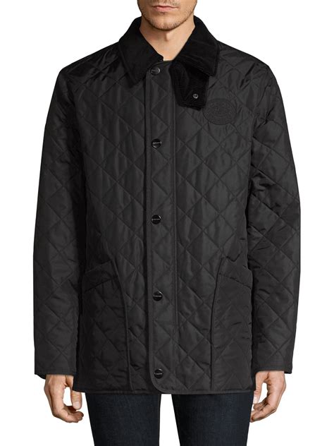 burberry quilted men|Burberry twill barn jacket.